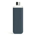 Silikónový obal na fľašu na vodu memobottle Slim - Midnight Blue 450 ml – Obrázok 3