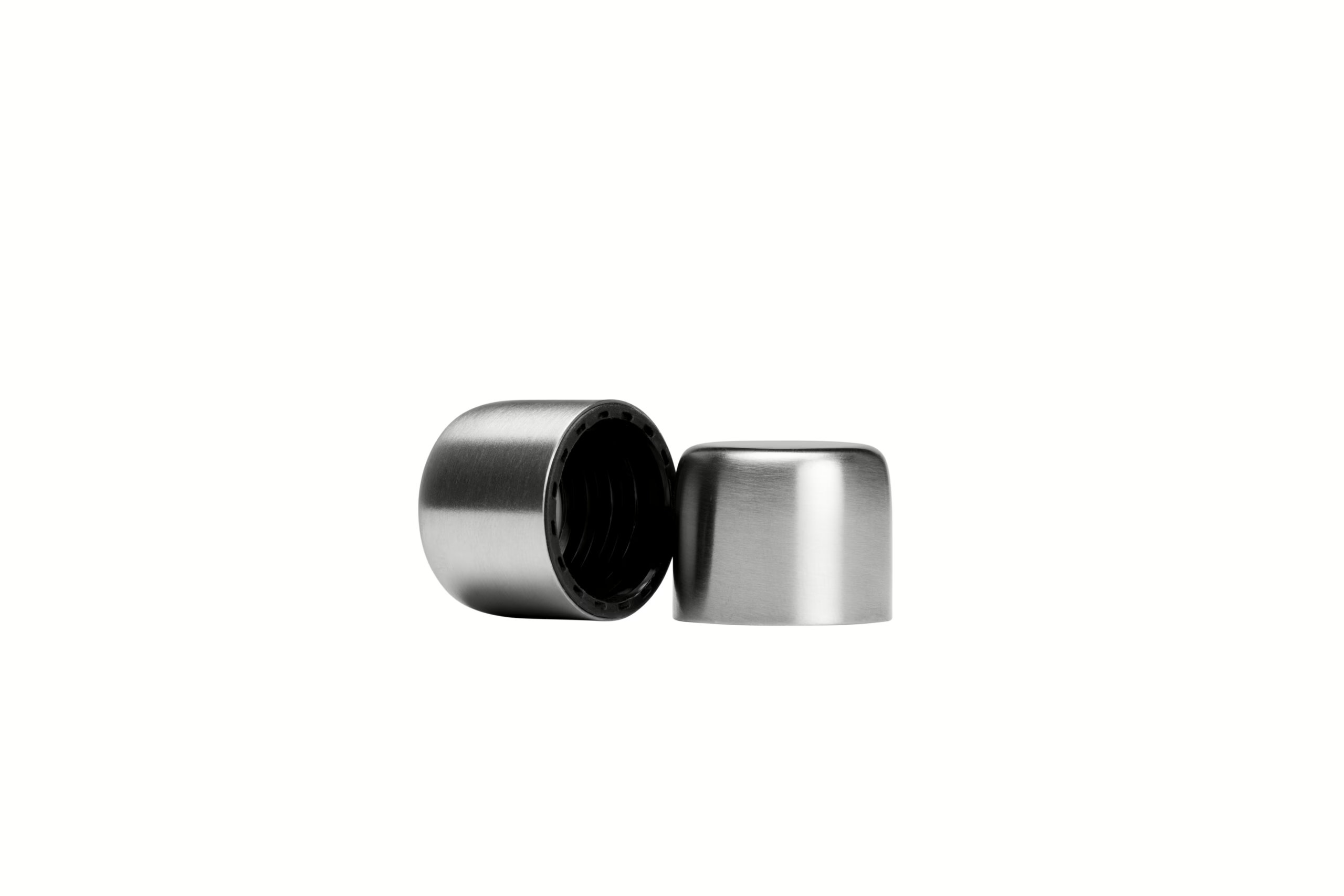 Lids+ +Stainless+Steel Metalický vrchnáčik Memobottle - Metallic Stainless Steel Lid – Obrázok 1