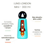 Termo fľaša do školy LUND LONDON Mini 300 ml - Rocket – Obrázok 2