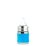 Nerezová dojčenská fľaša Pura - aqua 150 ml