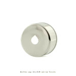 Vrchnák na sklenenú fľašu - EQUA Metallic Silver