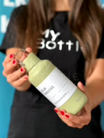 Nerezová fľaša EQUA TIMELESS Matcha - 600 ml – Obrázok 4