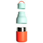 Lund London nerezová fľaša Skittle Active Bottle - Coral & Mint 250 ml – Obrázok 3