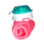 Silikónová fľaša Squeasy Gear sivá 480 ml – Obrázok 3