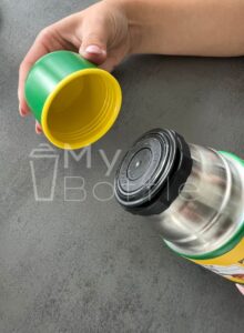 Termo fľaša Primus Vacuum bottle Pippi Green - 350 ml – Obrázok 3
