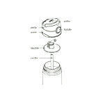 Detská termoska so slamkou Thermos - modrá 355 ml – Obrázok 4