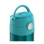 Detská termoska so slamkou Thermos - tyrkysová 355 ml – Obrázok 4