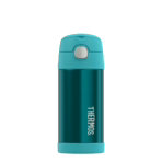 Detská termoska so slamkou Thermos - tyrkysová 355 ml
