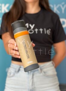 Termoska so šálkou do extrémnych podmienok Thermos - sand beige 500 ml – Obrázok 6