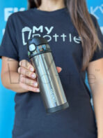 Termoska so slamkou Thermos - čierna 470 ml – Obrázok 6