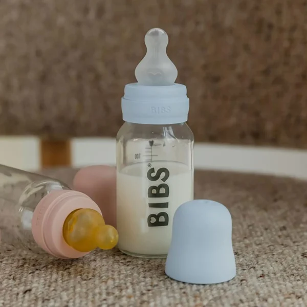 BIBS silikónové cumlíky na dojčenskú fľašu - pomalý prietok