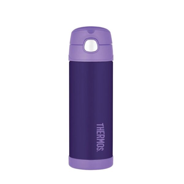 Detská termoska so slamkou Thermos fialová 470ml