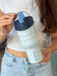 Termohrnček tumbler AquaFlask so slamkou – Ocean Spray 887 ml