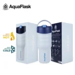 Termohrnček tumbler AquaFlask so slamkou – Ocean Spray 887 ml
